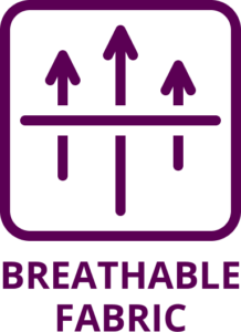 Breathable material icon